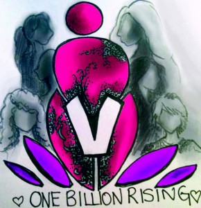 Events for the One Billion Rising Campaign will take place Feb. 14. (Graphic by Ali Urosevic)