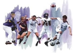 The Hawks start their fall campaign this upcoming week. (Photos by Megan Cherniak, Heather Davidson and Jody Waardenburg; Photo manipulation by Kate Turner)