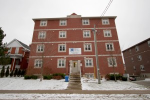 Apartments on Ezra, Bricker and Hickory were purchased by the university in spring 2012 (Photo by: Heather Davidson)