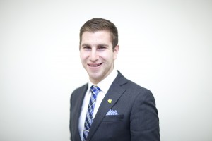 Students' Union presidential candidate, Chandler Jolliffe. 
