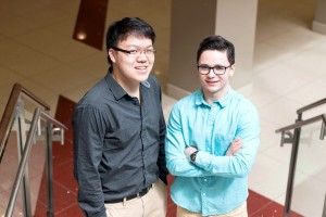 Brandon Chow and Andrew Paladi won Canada’s Business Model Competition at Dalhousie University. (Photo by: Jessica Dik)