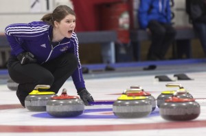 Women's curling bronze medal game (Heather Davidson)